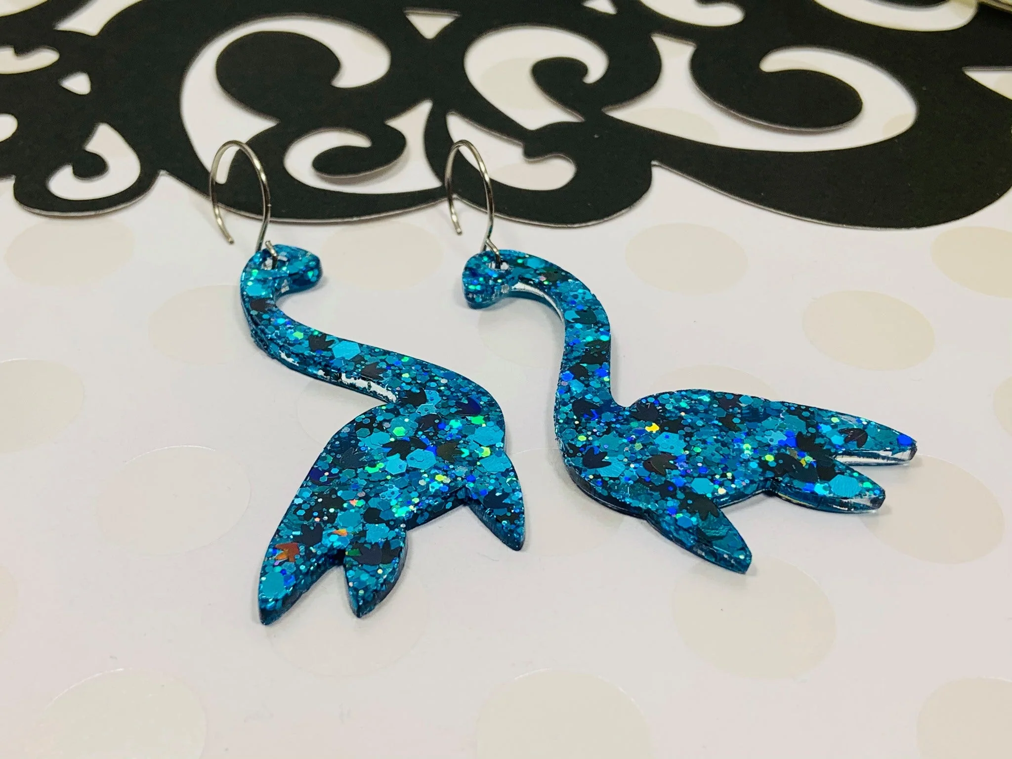 Just Duckie Designs | Big Blue Earrings - Image 3